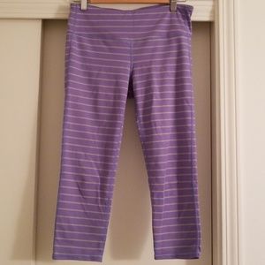 Athleta Chaturanga Striped Leggings